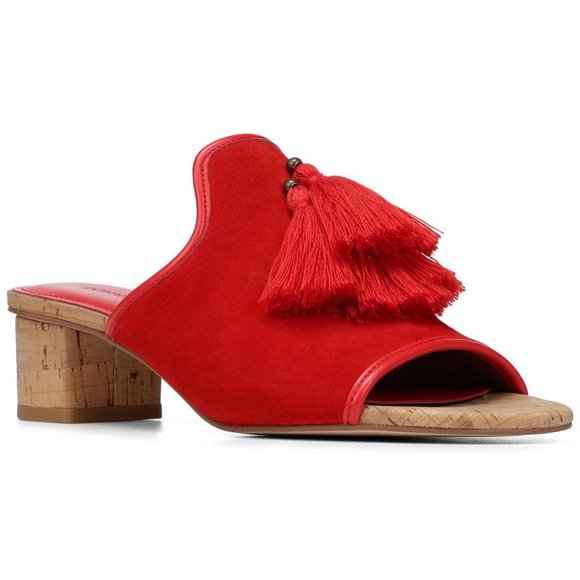 Donald J. Pliner Shoes - NEW Donald J Pliner  Marra Suede Sandal Tasseled
